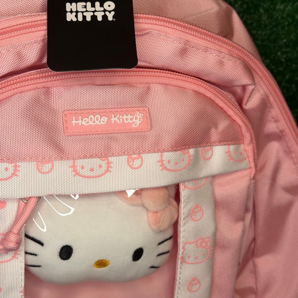 NWT Hello Kitty Bioworld Pink Collector Pin ITA Backpack Plush Display Sanrio - Picture 5 of 10